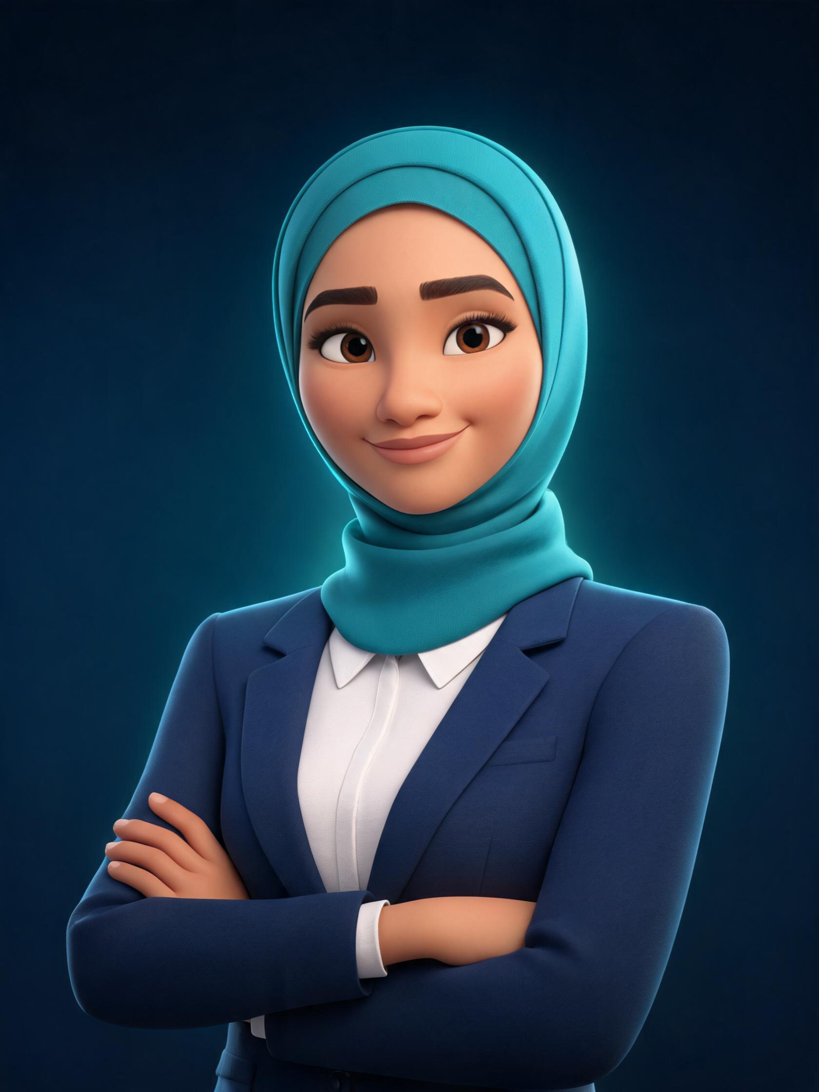 Maya — AI support lead character